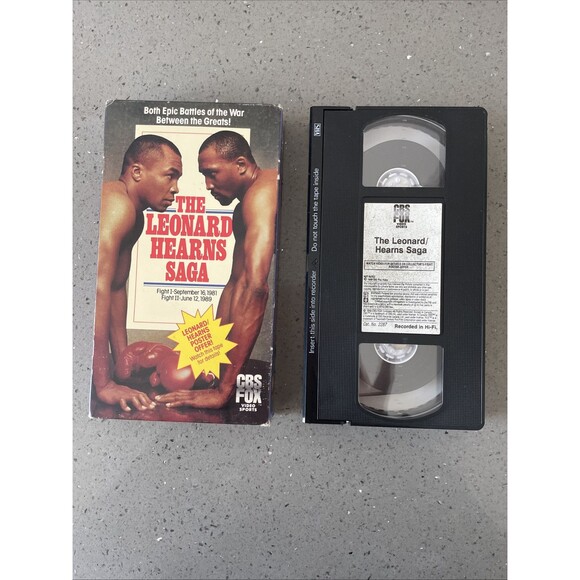 The Leonard/Hearns Saga CBS FOX VHS - Picture 5 of 7